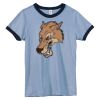 Bella Women's Heather Ringer T-Shirt Thumbnail