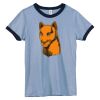 Bella Women's Heather Ringer T-Shirt Thumbnail