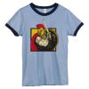 Bella Women's Heather Ringer T-Shirt Thumbnail