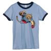 Bella Women's Heather Ringer T-Shirt Thumbnail