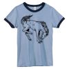 Bella Women's Heather Ringer T-Shirt Thumbnail