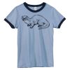 Bella Women's Heather Ringer T-Shirt Thumbnail