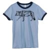 Bella Women's Heather Ringer T-Shirt Thumbnail