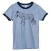 Bella Women's Heather Ringer T-Shirt Thumbnail