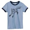 Bella Women's Heather Ringer T-Shirt Thumbnail