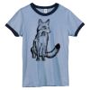 Bella Women's Heather Ringer T-Shirt Thumbnail