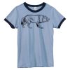 Bella Women's Heather Ringer T-Shirt Thumbnail