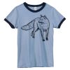 Bella Women's Heather Ringer T-Shirt Thumbnail