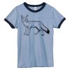 Bella Women's Heather Ringer T-Shirt Thumbnail