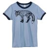 Bella Women's Heather Ringer T-Shirt Thumbnail