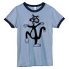 Bella Women's Heather Ringer T-Shirt Thumbnail