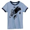 Bella Women's Heather Ringer T-Shirt Thumbnail