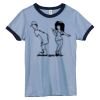 Bella Women's Heather Ringer T-Shirt Thumbnail