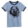 Bella Women's Heather Ringer T-Shirt Thumbnail