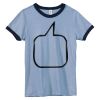 Bella Women's Heather Ringer T-Shirt Thumbnail