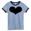 Bella Women's Heather Ringer T-Shirt Thumbnail