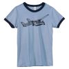 Bella Women's Heather Ringer T-Shirt Thumbnail