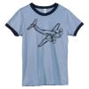 Bella Women's Heather Ringer T-Shirt Thumbnail