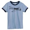 Bella Women's Heather Ringer T-Shirt Thumbnail