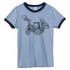 Bella Women's Heather Ringer T-Shirt Thumbnail