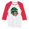 Bella Women's Baby Rib Contrast 3/4-Sleeve Raglan T-Shirt  Thumbnail