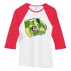 Bella Women's Baby Rib Contrast 3/4-Sleeve Raglan T-Shirt  Thumbnail