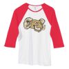 Bella Women's Baby Rib Contrast 3/4-Sleeve Raglan T-Shirt  Thumbnail