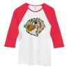 Bella Women's Baby Rib Contrast 3/4-Sleeve Raglan T-Shirt  Thumbnail