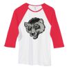 Bella Women's Baby Rib Contrast 3/4-Sleeve Raglan T-Shirt  Thumbnail