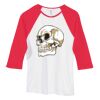 Bella Women's Baby Rib Contrast 3/4-Sleeve Raglan T-Shirt  Thumbnail