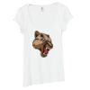 Bella Women's Sheer Rib Scoop Neck T-Shirt Thumbnail