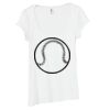 Bella Women's Sheer Rib Scoop Neck T-Shirt Thumbnail