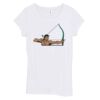 Bella Women's Sheer Jersey Longer-Length T-Shirt Thumbnail