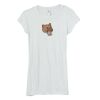 Bella Women's Sheer Rib Longer-Length T-Shirt Thumbnail