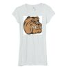 Bella Women's Sheer Rib Longer-Length T-Shirt Thumbnail