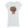 Bella Women's Sheer Rib Longer-Length T-Shirt Thumbnail