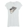 Bella Women's Sheer Rib Longer-Length T-Shirt Thumbnail