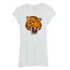 Bella Women's Sheer Rib Longer-Length T-Shirt Thumbnail