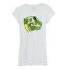 Bella Women's Sheer Rib Longer-Length T-Shirt Thumbnail