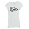 Bella Women's Sheer Rib Longer-Length T-Shirt Thumbnail