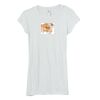 Bella Women's Sheer Rib Longer-Length T-Shirt Thumbnail