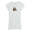 Bella Women's Sheer Rib Longer-Length T-Shirt Thumbnail