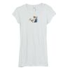 Bella Women's Sheer Rib Longer-Length T-Shirt Thumbnail