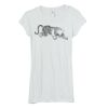 Bella Women's Sheer Rib Longer-Length T-Shirt Thumbnail