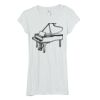 Bella Women's Sheer Rib Longer-Length T-Shirt Thumbnail