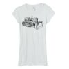 Bella Women's Sheer Rib Longer-Length T-Shirt Thumbnail